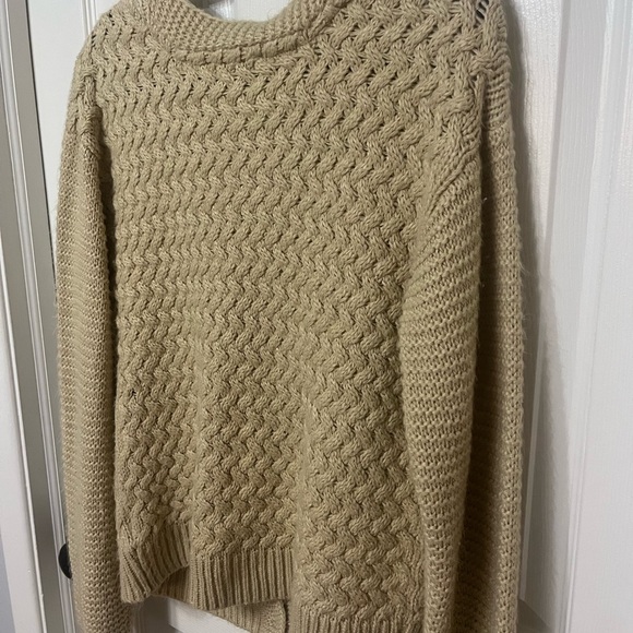 Pamela Love Beige Tan Soft Cable Knit Cardigan Rent the Runway XS - Picture 10 of 10